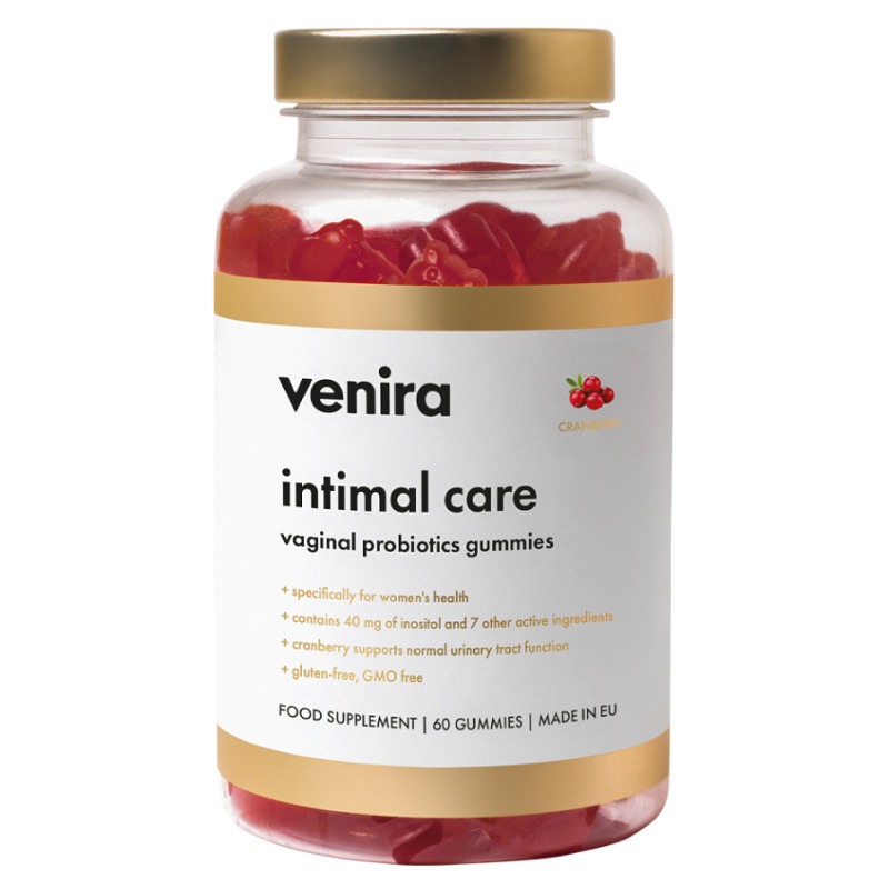 Venira Intimal Care Vagin.Probiot.gumm.brus.60ks