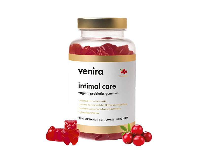 Venira Intimal Care Vagin.Probiot.gumm.brus.60ks