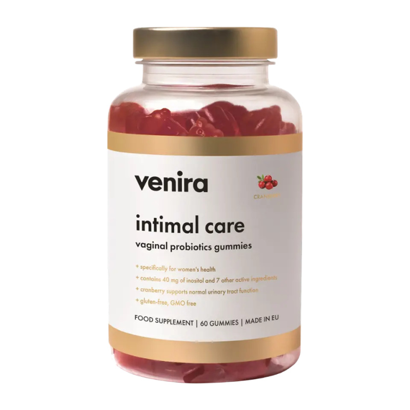 Venira Intimal Care Vagin.Probiot.gumm.brus.60ks