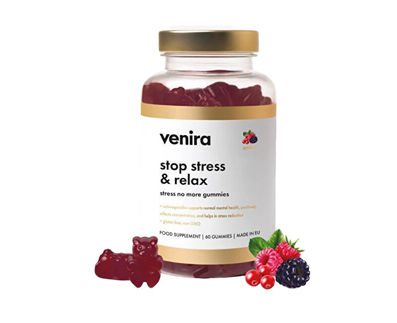 Venira Stop stress&relax gummies lesní plody 60ks