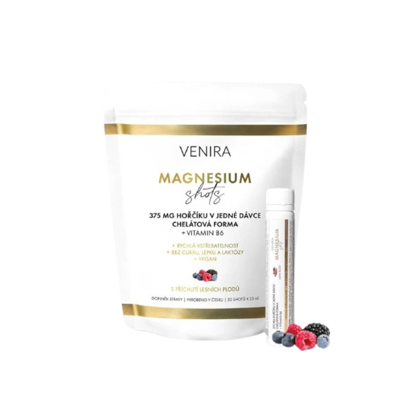 Venira Magnesium shots lesní plody 30x25ml
