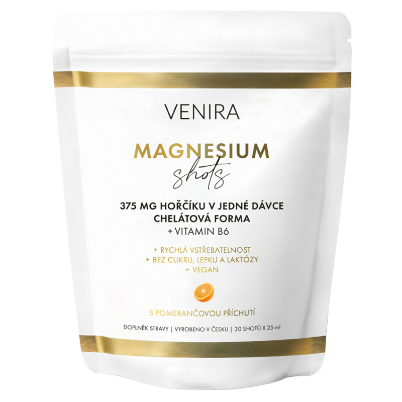 Venira Magnesium shots pomeranč 30x25ml