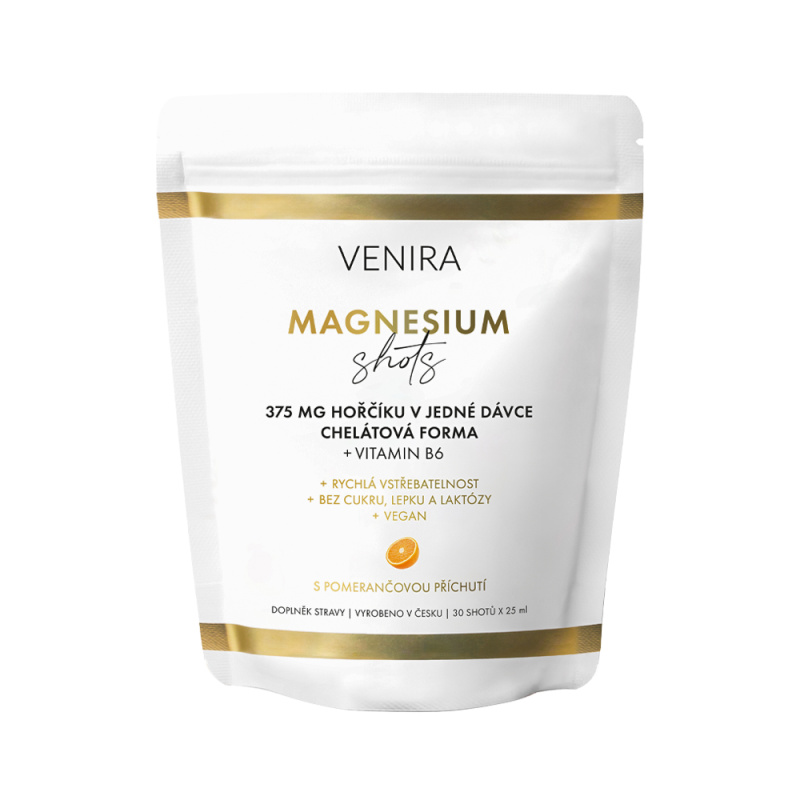 Venira Magnesium shots pomeranč 30x25ml
