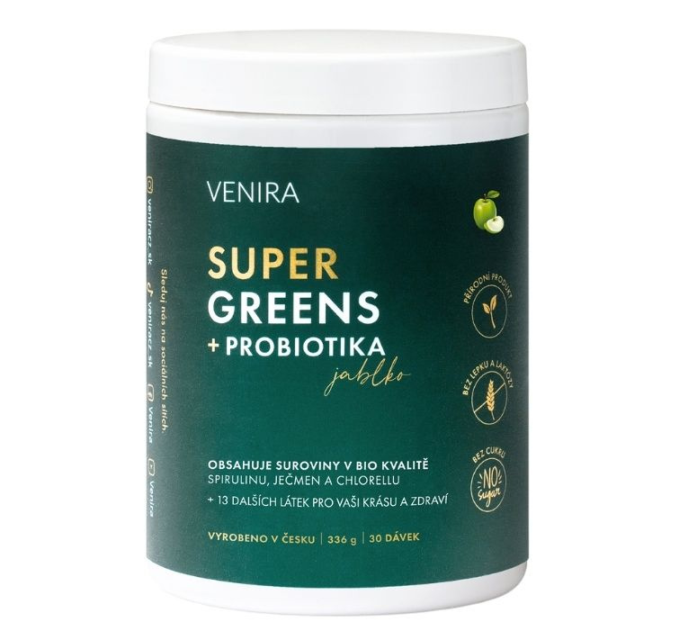 VENIRA super greens- jablko, 336 g