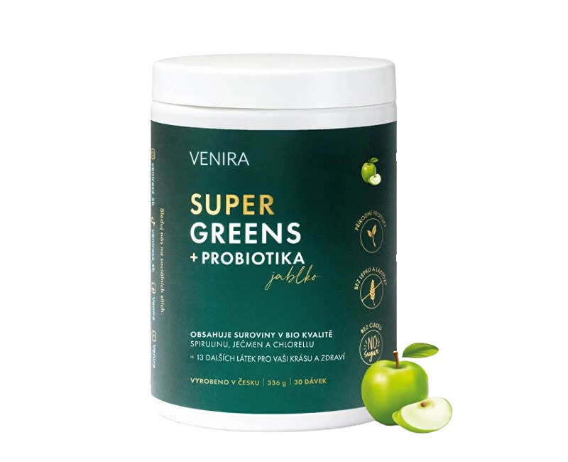 VENIRA super greens- jablko, 336 g