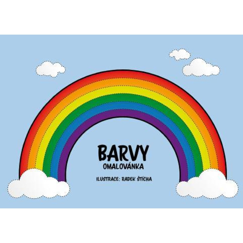 Veselá pastelka Omalovánky Barvy