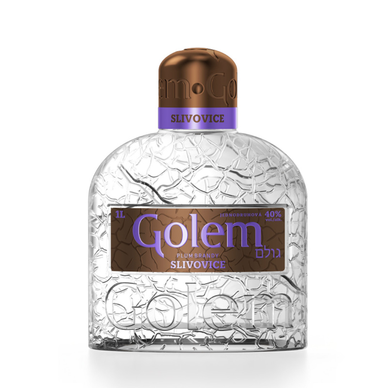Golem Slivovice 40% 1l (holá lahev)