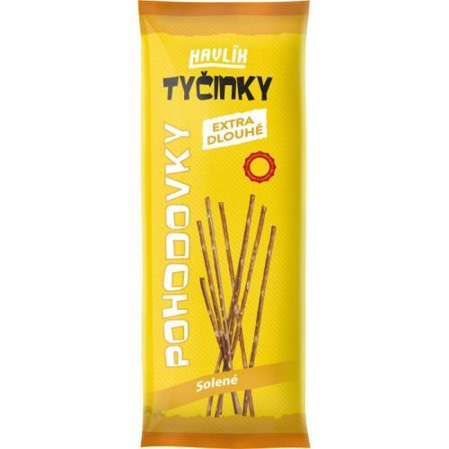 Havlík Pohodovky - extra dlouhé tyčinky - solené, 150 g