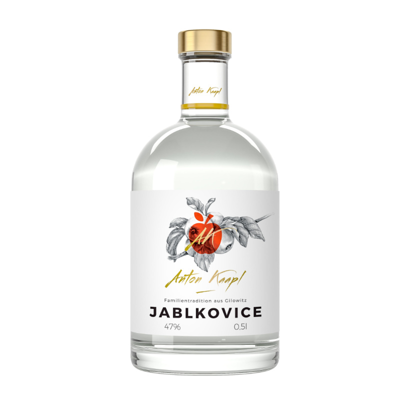 Anton Kaapl Jablkovice 47% 0,5l (holá lahev)