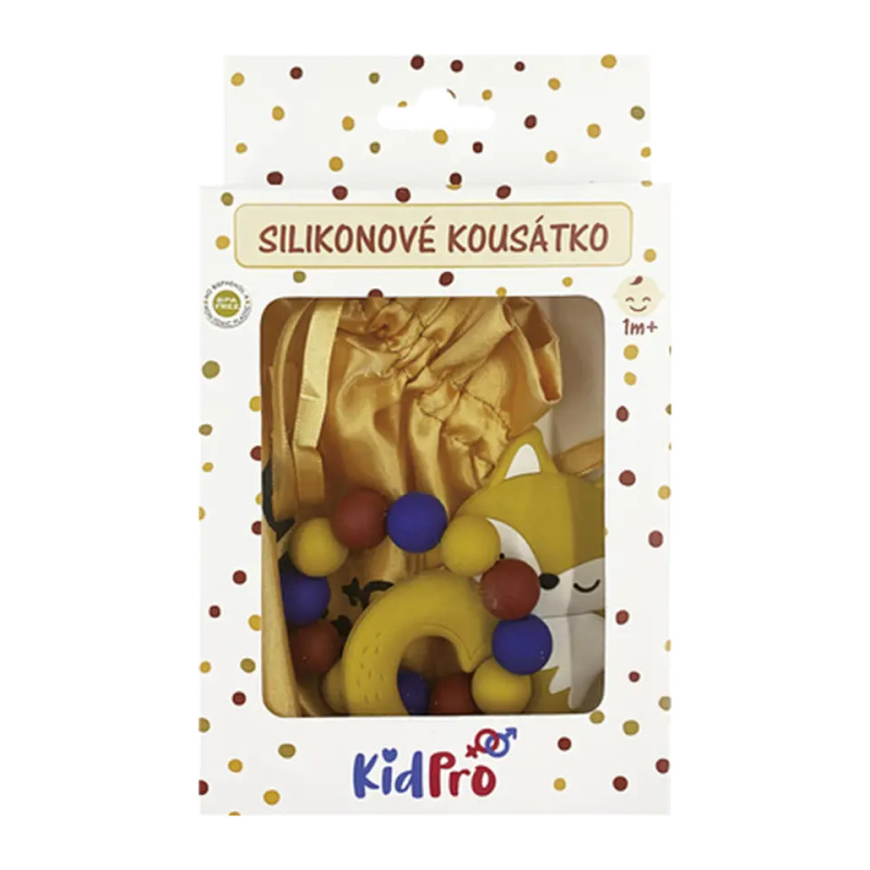 KidPro Silikonové kousátko Fox