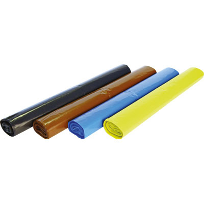 Barevné pytle na třídění odpadu - 120 l, 4 x 5 ks, 40 mic
