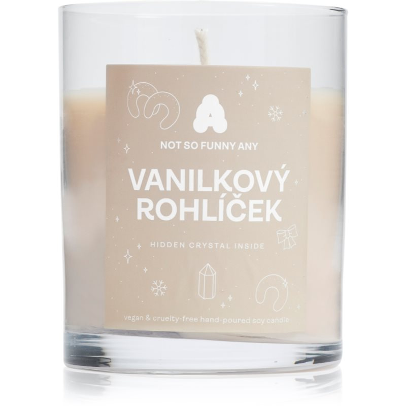 Not So Funny Any Crystal Candle Vanilkový rohlíček svíčka s krystalem 220 g