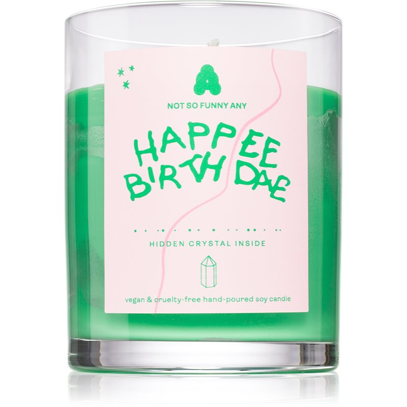 Not So Funny Any Crystal Candle Hapee Birthdae svíčka s krystalem 220 g