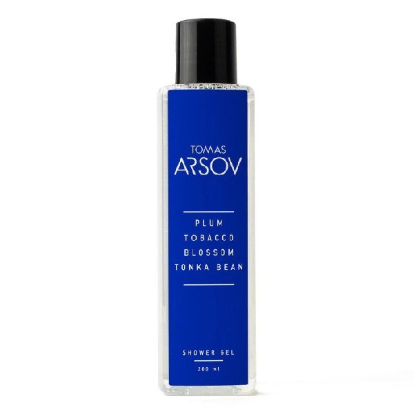 Tomas Arsov Plum Tobacco Blossom Tonka Bean parfémovaný sprchový gel 200 ml