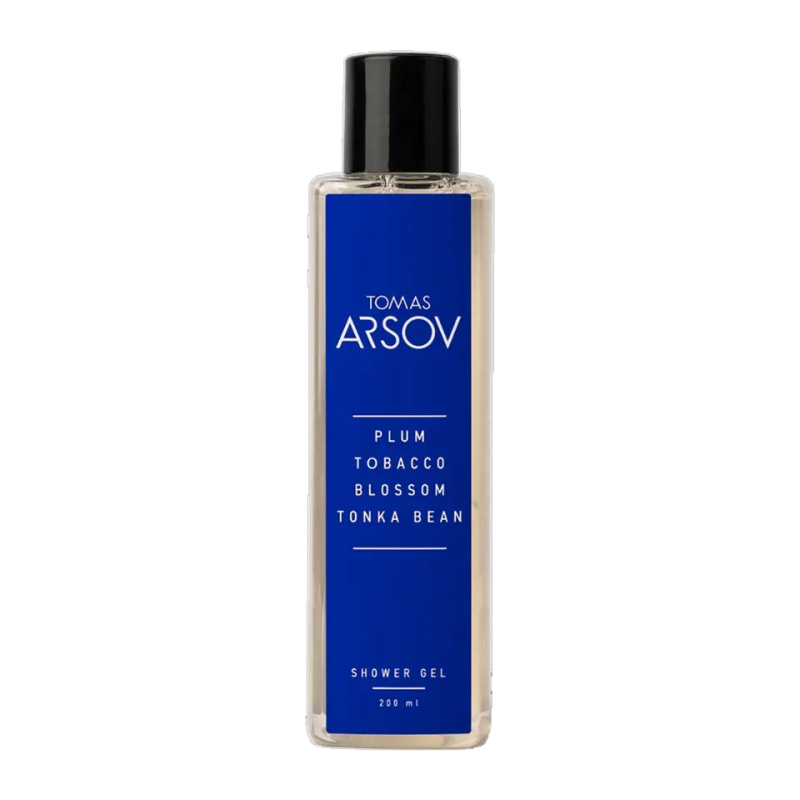 Tomas Arsov Plum Tobacco Blossom Tonka Bean parfémovaný sprchový gel 200 ml