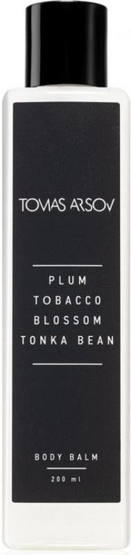 Tomas Arsov Plum Tobacco Blossom Tonka Bean parfémovaný balzám na tělo s hydratačním účinkem 200 ml