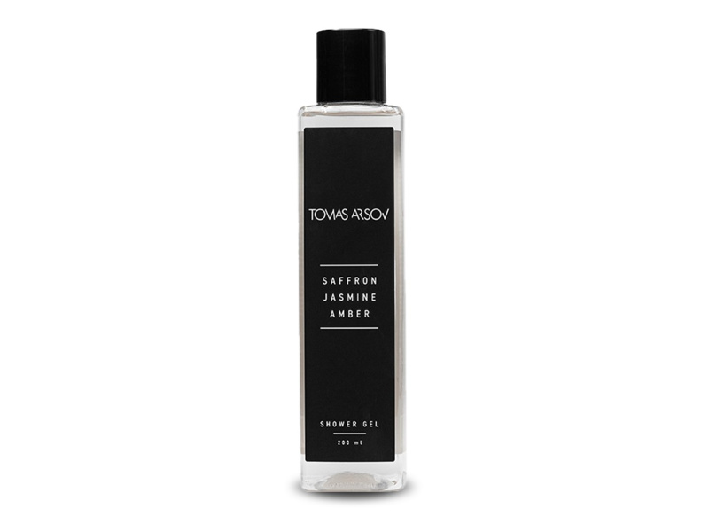 Tomas Arsov Saffron Jasmine Amber parfémovaný sprchový gel unisex 200 ml