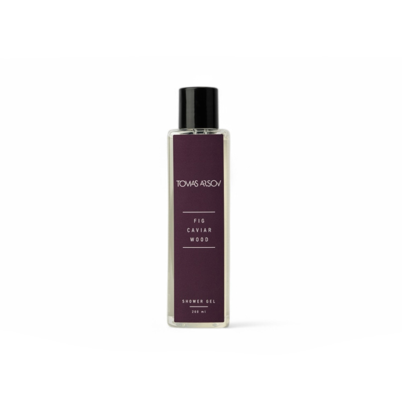 Tomas Arsov Fig Caviar Wood parfémovaný sprchový gel s povzbuzujícím účinkem 200 ml