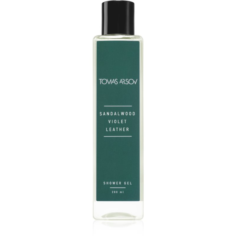 Tomas Arsov SANDALWOOD VIOLET LEATHER Shower gel parfémovaný sprchový gel s hydratačním účinkem 200 ml
