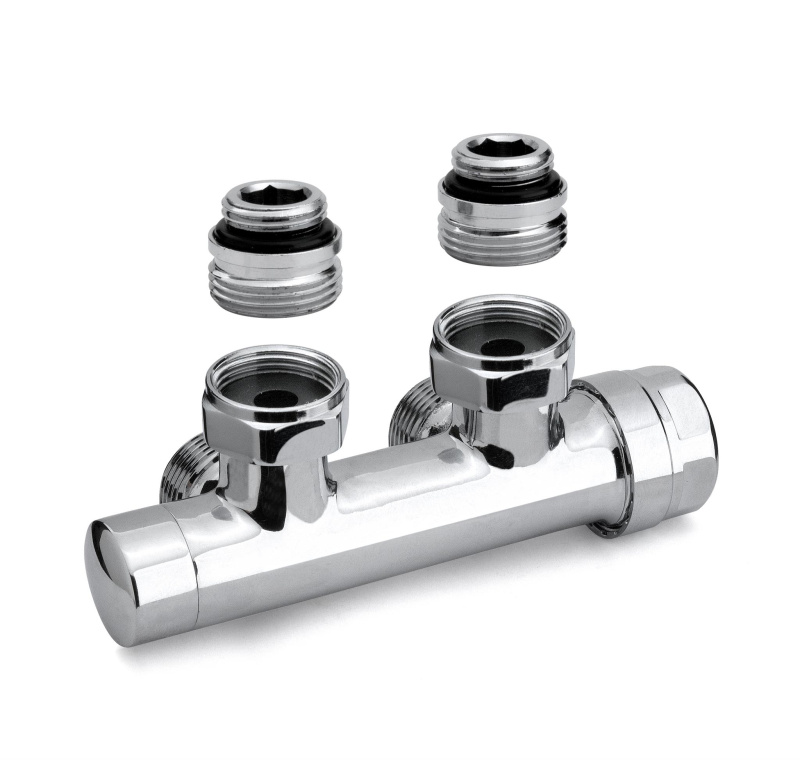Termostatický H-ventil 1/2"x3/4" EK rohový, chrom