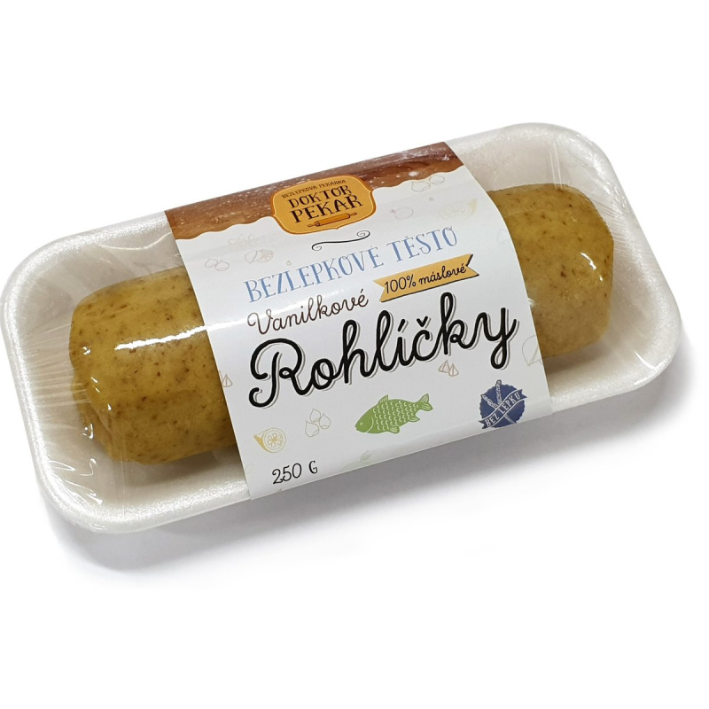 Doktor Pekař Těsto na vanilkové rohlíčky bezlepkové