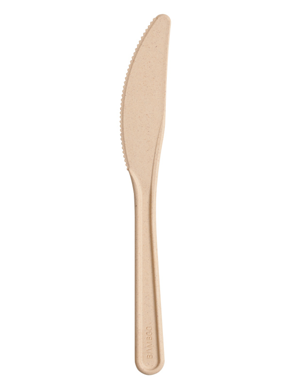 EURO STRAWS Bamboo Europe Nůž z bambusových vláken  50 ks
