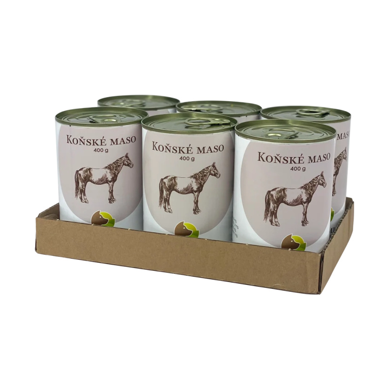 Bohemia Pet Food SIX PACK BOHEMIA Koňské maso (dieta) 400g