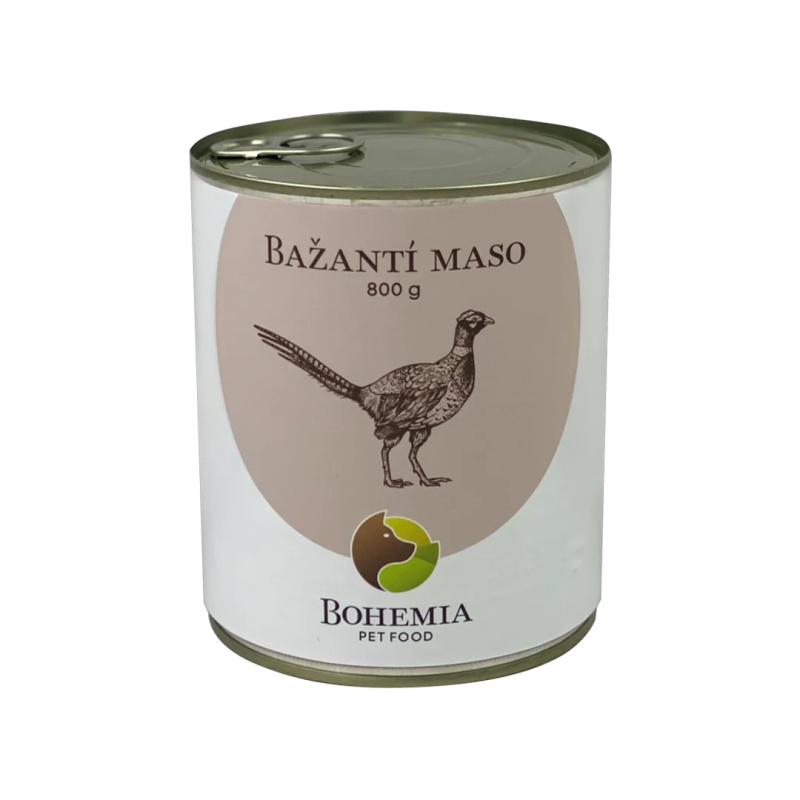 Bohemia Pet Food BOHEMIA Bažantí maso ve vlastní šťávě 800g