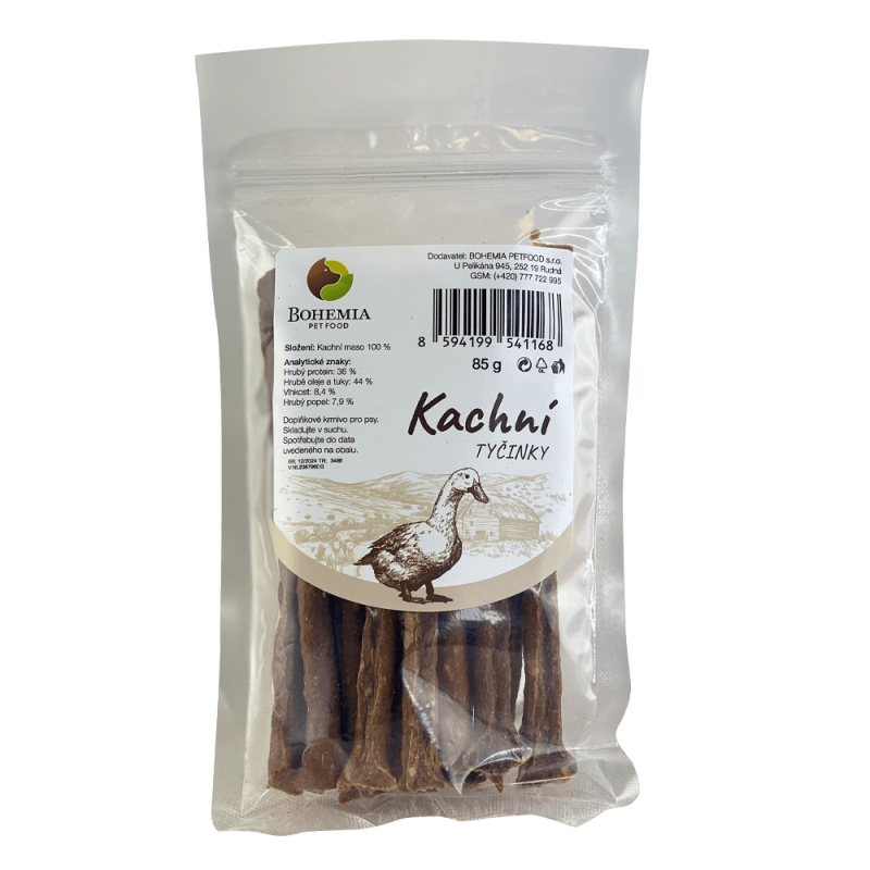 Bohemia Pet Food BOHEMIA Kachní tyčinky 85g
