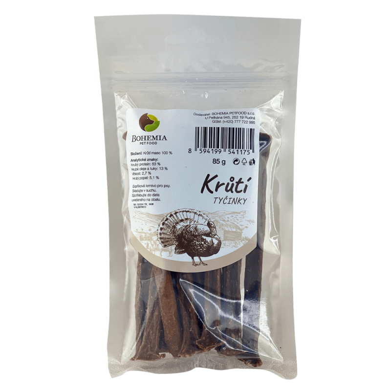 BOHEMIA TYČINKY Krůtí  85g