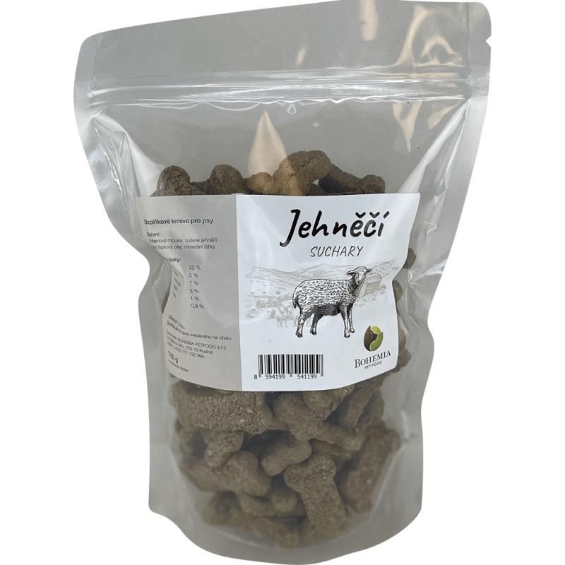 Bohemia Pet Food BOHEMIA Jehněčí suchary 750g