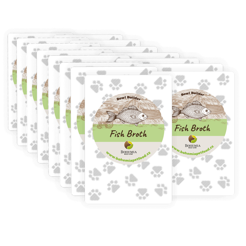BOHEMIA Fish Broth rybí vývar pro psy BOX 15x100 ml