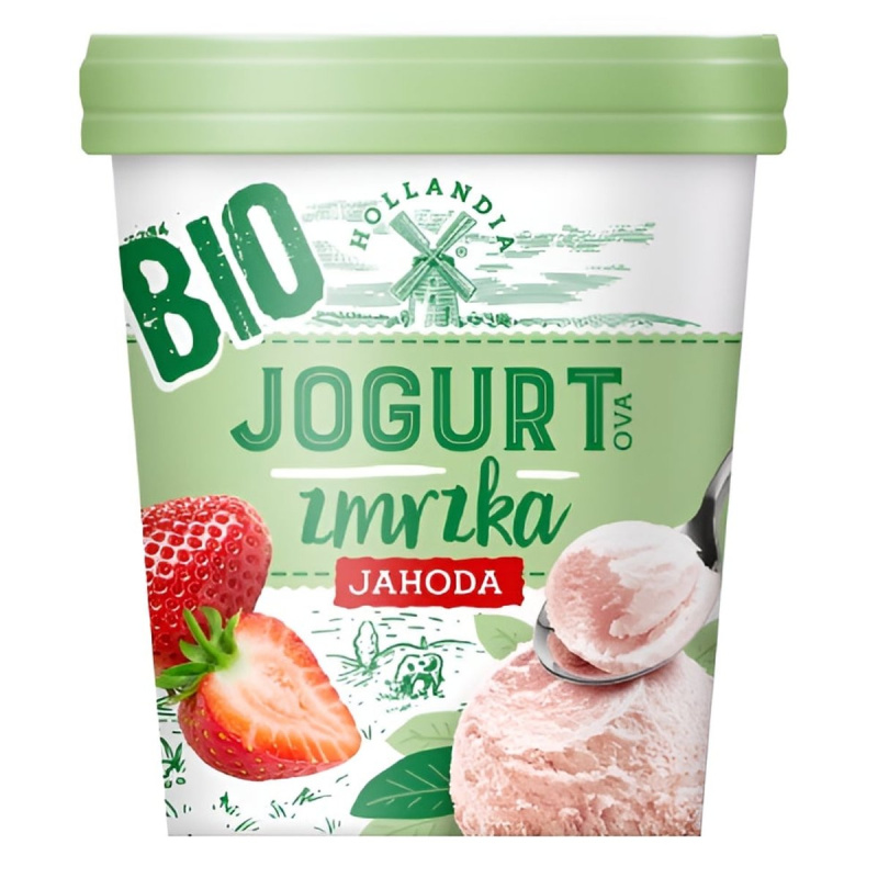 Hollandia BIO Jogurtová zmrzka jahoda