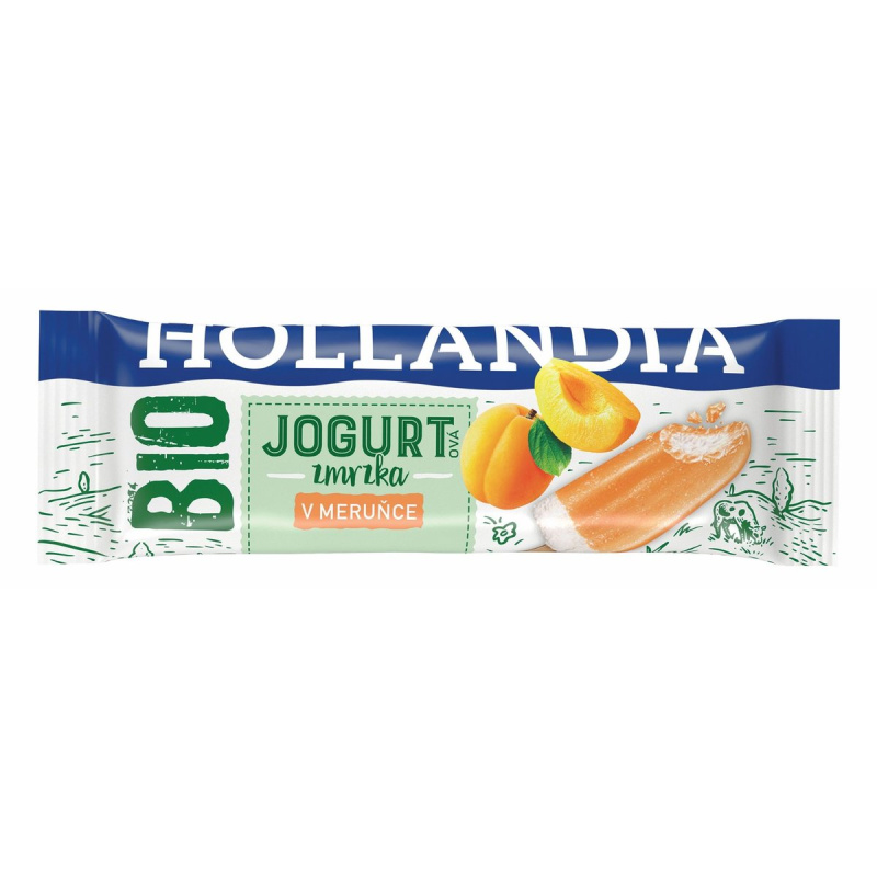 Hollandia BIO Jogurtová zmrzka v meruňce