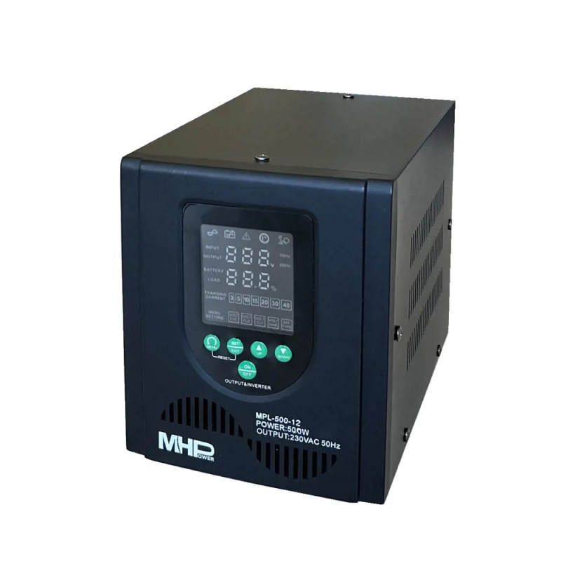 Záložní zdroj MHPower MPL-500-12, UPS, 500W, čistý