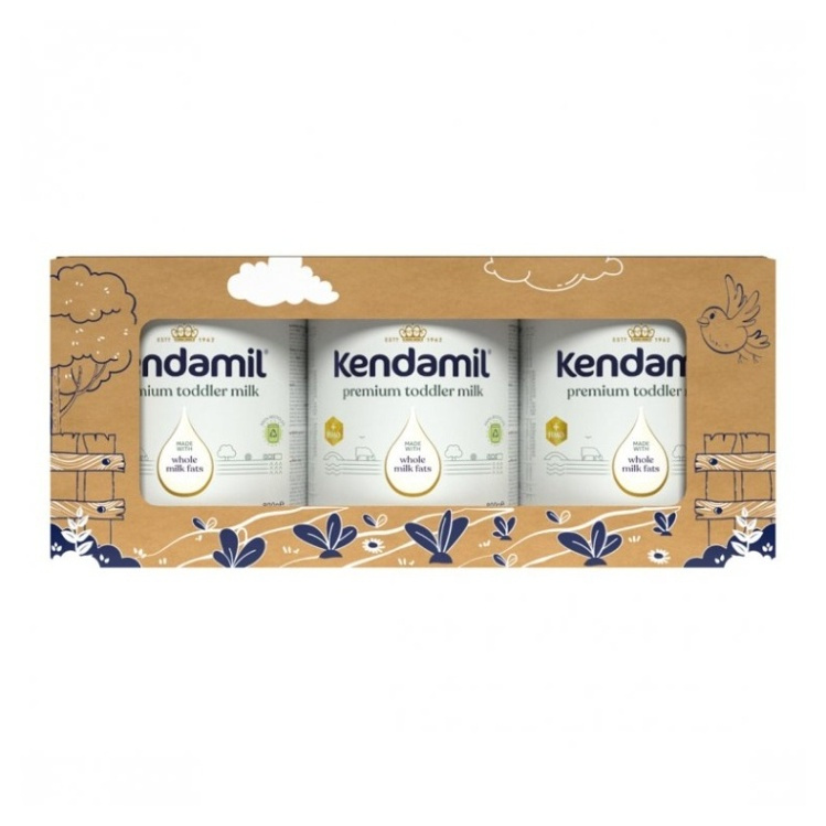 Kendamil Premium 3 HMO+ (3× 800 g), pohádkové balení s divadlem O veliké řepě