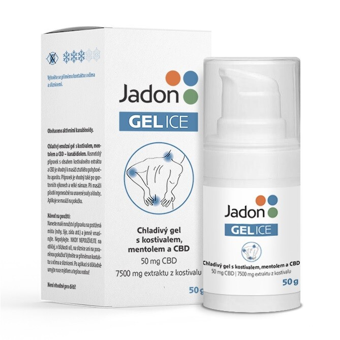 Jadon GEL ICE chladivý gel s kostivalem a CBD 50g