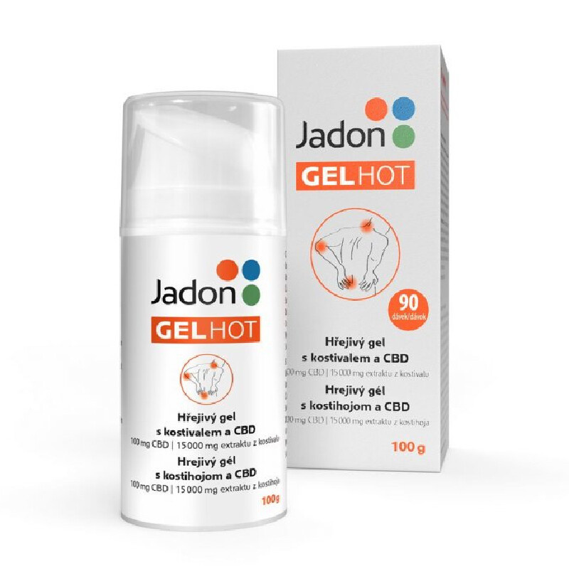 Jadon GEL HOT Hřejivý gel s kostivalem a CBD 100 g
