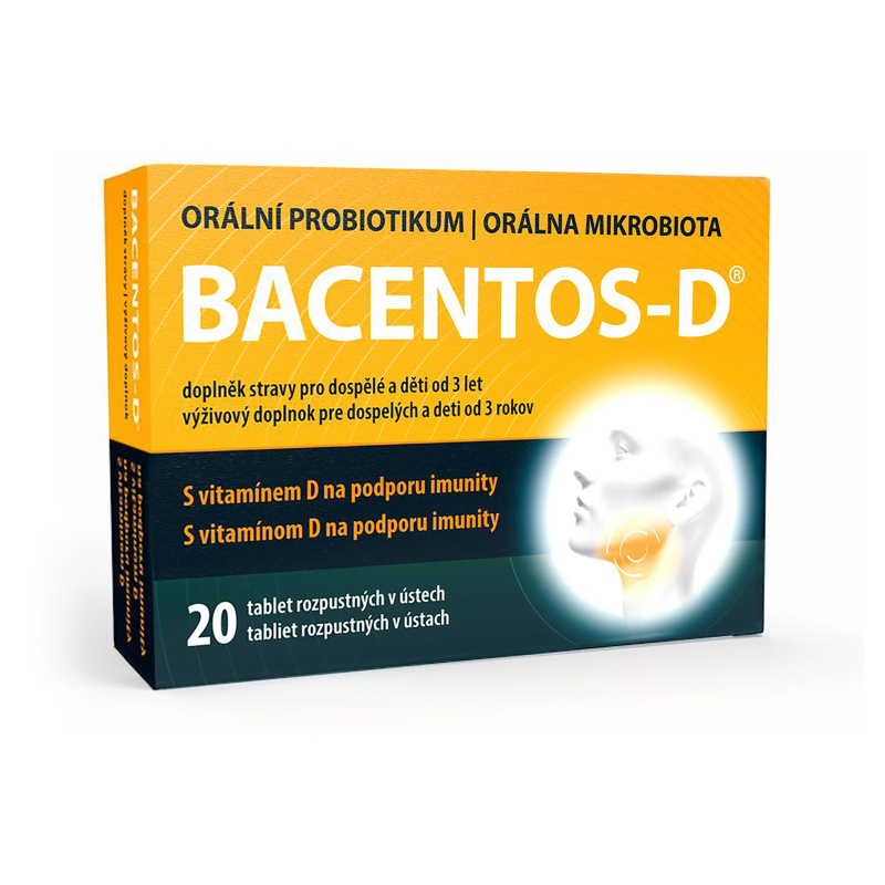 BAC-ENTOS-D Orální probiotikum 20 tablet