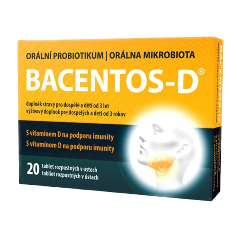 BAC-ENTOS-D Orální probiotikum 20 tablet