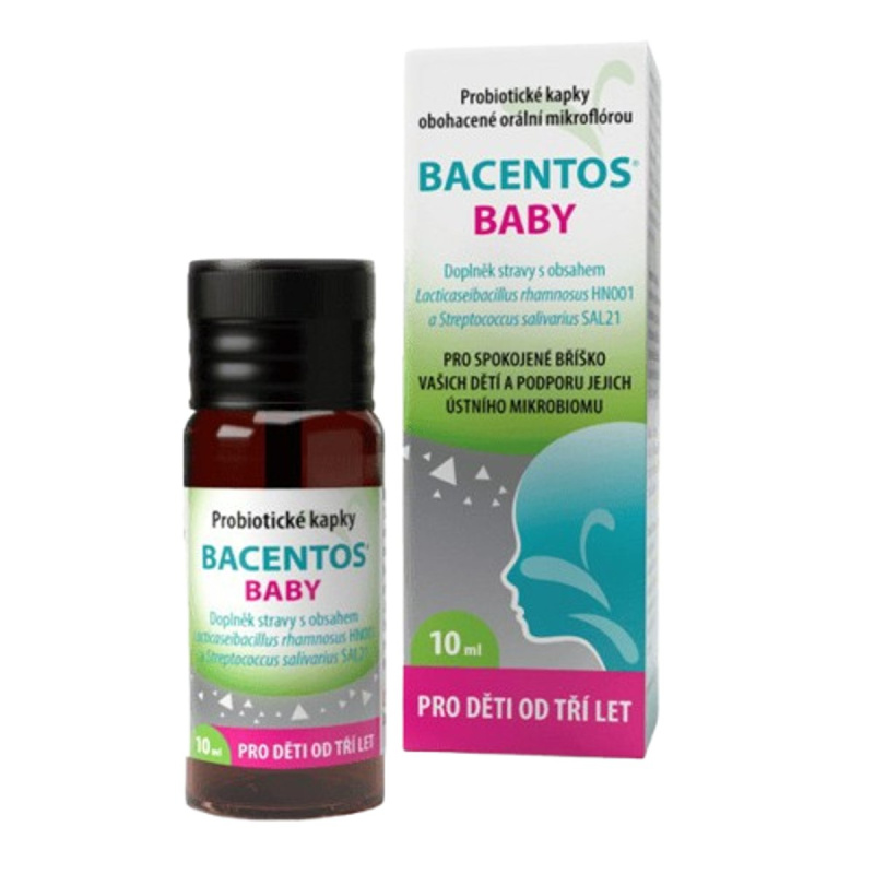 BACENTOS Baby Orální probiotické kapky 3+ 10 ml