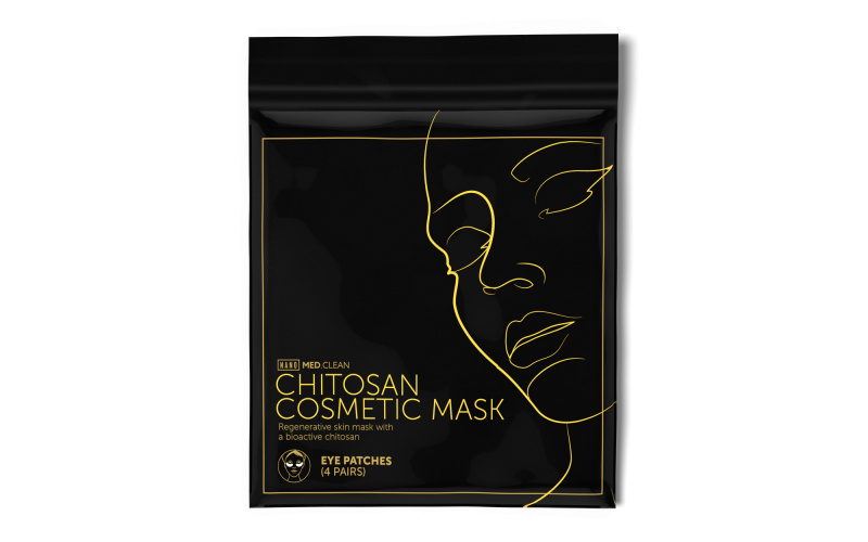 Nano Med.Clean Chitosan Cosmetic Mask - oční okolí (4 páry = 8 ks)