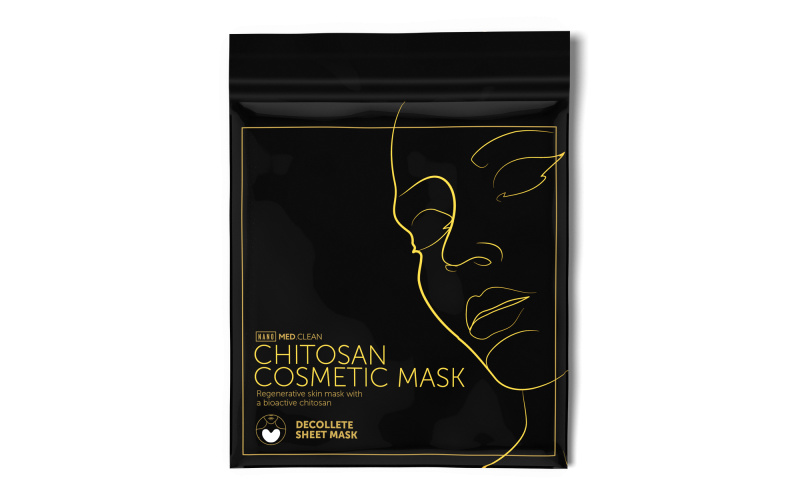 Nano Med.Clean Chitosan Cosmetic Mask, dekolt, 1ks