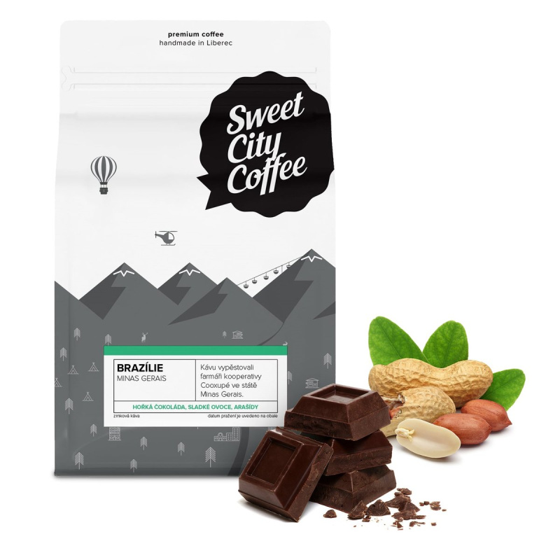 Sweet city coffee Brazílie Santos Adele espresso zrnková káva