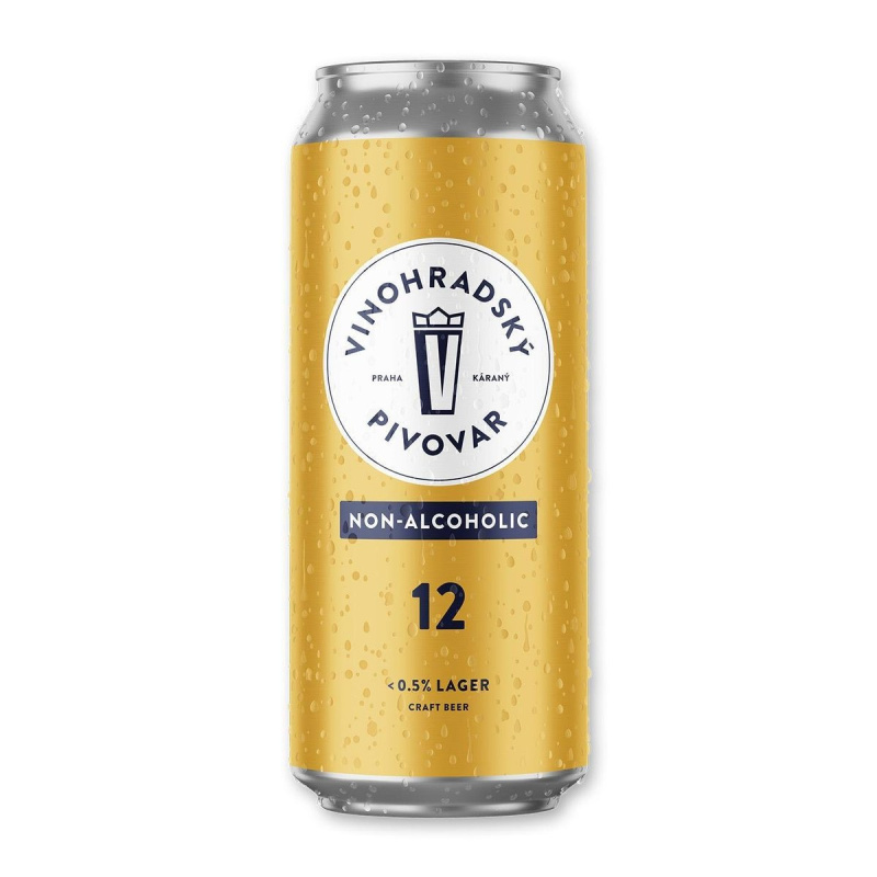 Vinohradský pivovar Vinohradská 12 Nealko plech