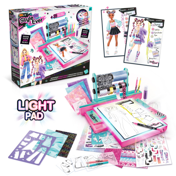 Style4Ever návrhářské módní studio Light-up s podsvícenou podložkou