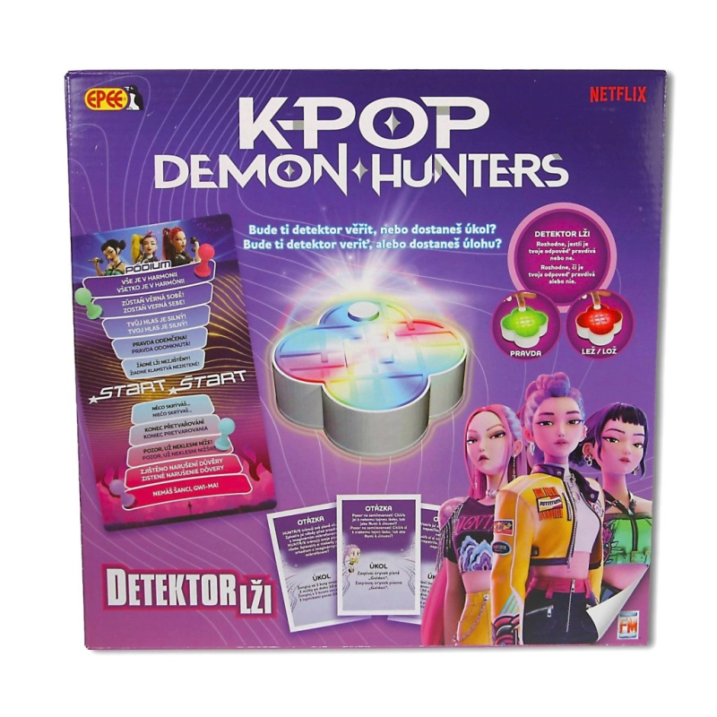 K-POP Demon Hunters detektor lži – společenská hra