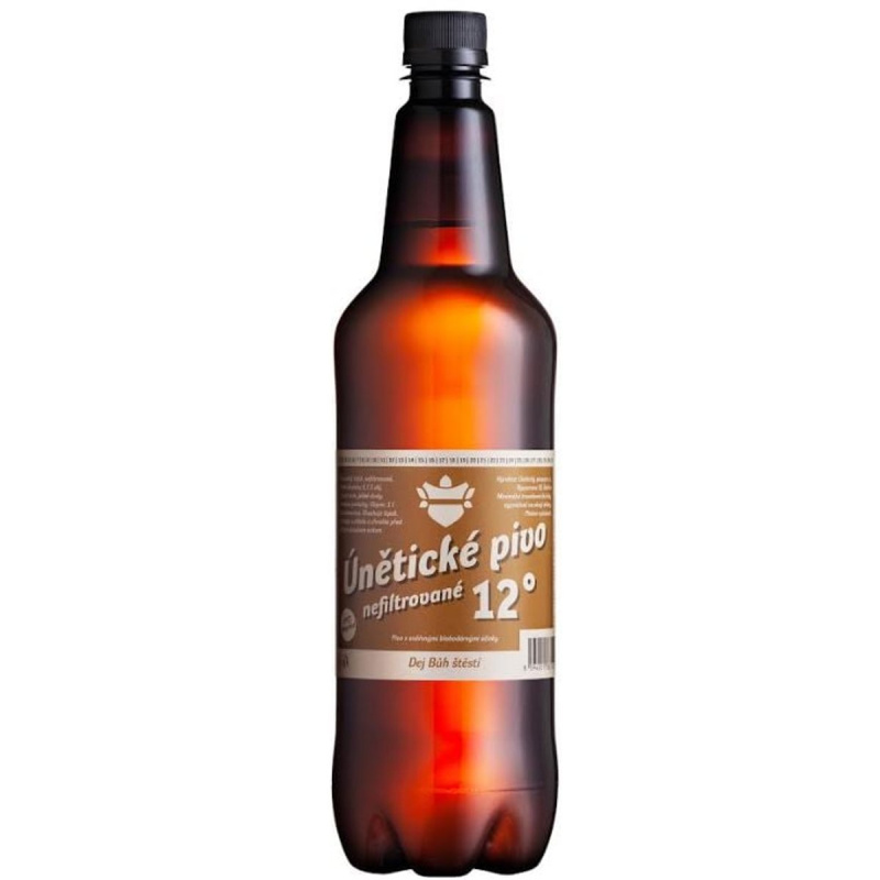 Únětický pivovar Únětické pivo 12° nefiltrované