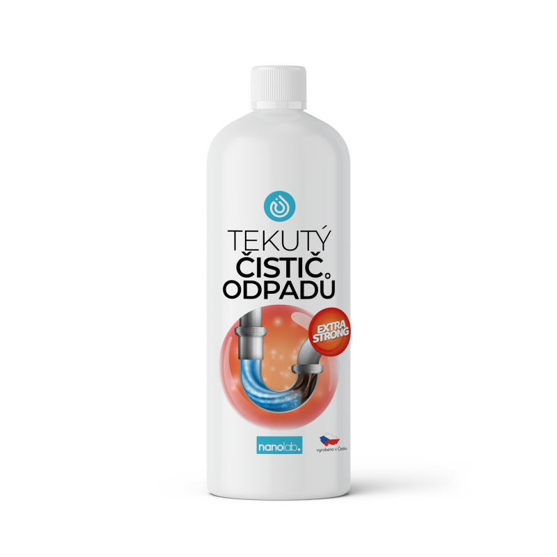 Nanolab Kaiserman gelový čistič odpadu 1 litr (včetně ochranných rukavic)