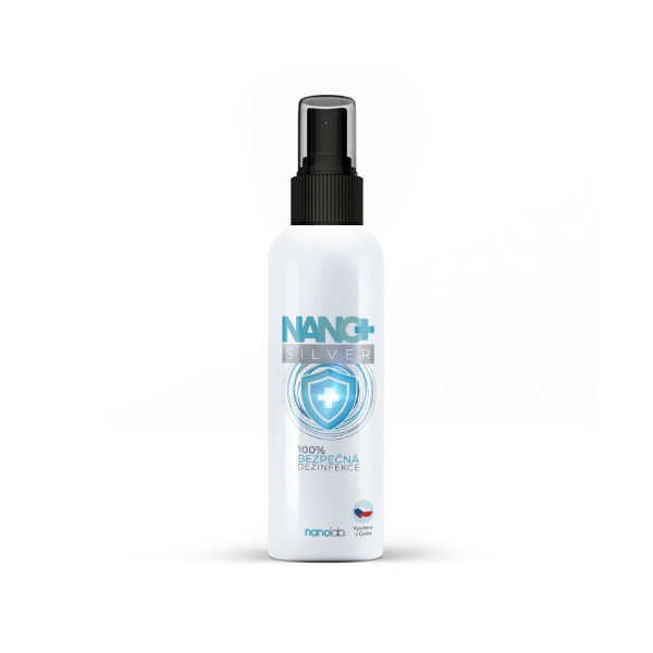 Nanolab Dezinfekční sprej na ruce i předměty NANO+ Silver 100ml